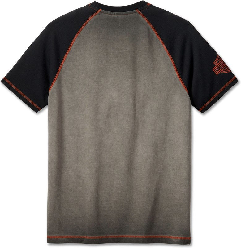 Harley-Davidson Tee-Knit  Colorblock-Design-Harley Black | 99187-24VM