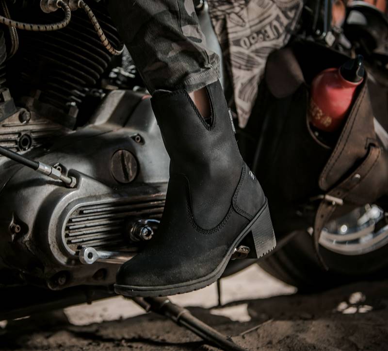 Harley-Davidson Fxrg-6 Waterproof Riding Boots For Women  Black | 99356-22EW