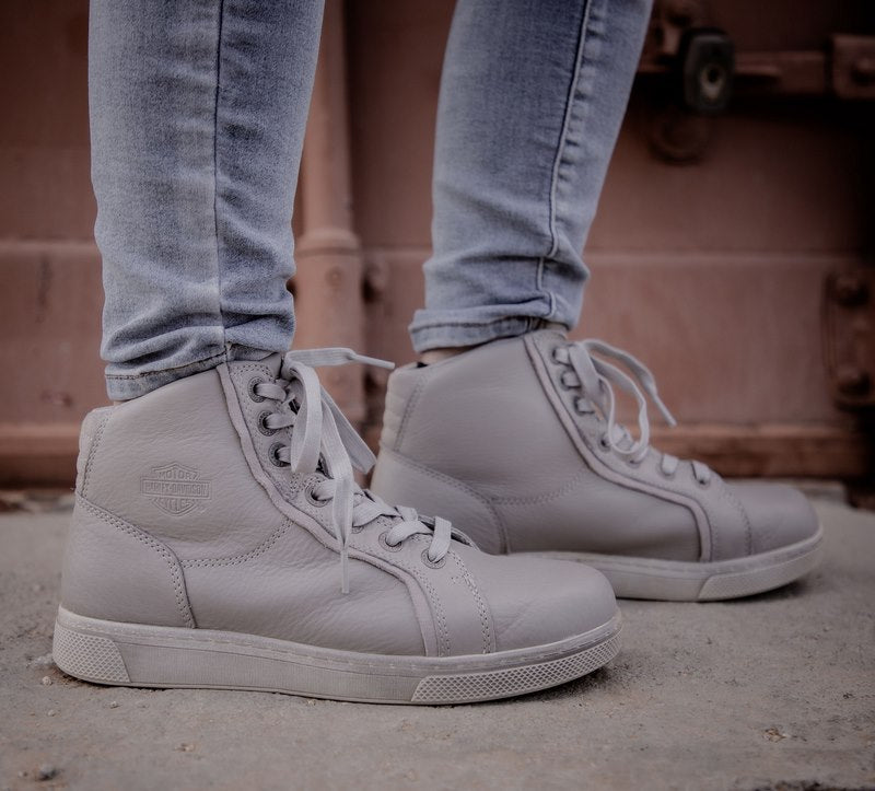 Harley-Davidson Mackey CE motorcycle sneakers for women  Light Grey | 99376-23EW