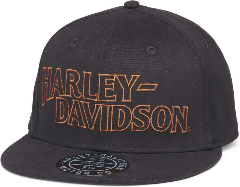 Harley-Davidson Men'S Cap H-D Name  Black | 99404-22VM