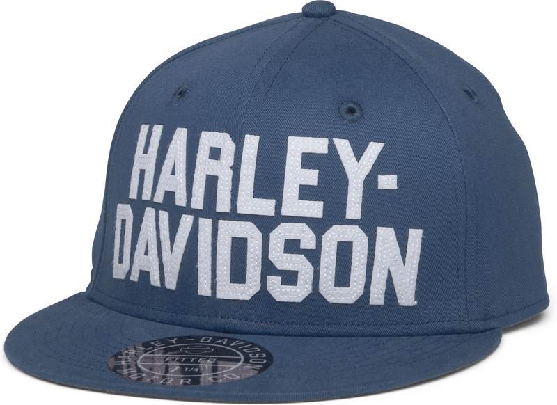 Harley-Davidson Men'S Block Cap  Ensign Blue | 99410-22VM