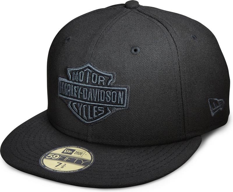 Harley-Davidson Men'S Tonal Bar & Shield Logo 59Fifty® Baseball Cap  Black | 99514-12VM
