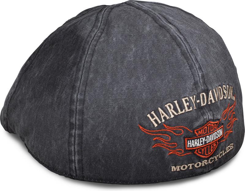 Harley-Davidson Men'S Flame Graphic Ivy Cap  Gray | 99537-11VM