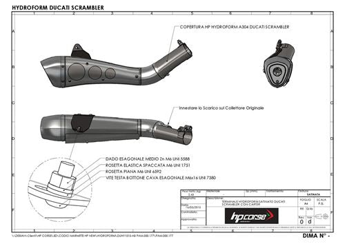 HP Corse / エイチピーコルセ  Hydroform Black Exhaust | DUHY1010BLACK-AB