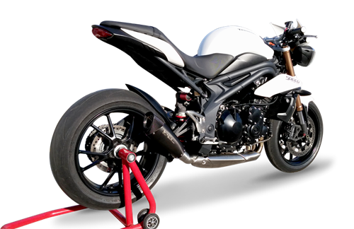 HP Corse / エイチピーコルセ  Evoxtreme 310mm Black Exhaust | TREVO3103B-NN-AB