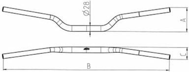 Husqvarna / ハスクバーナ Renthal Twinwall handlebar | 79502901000C1