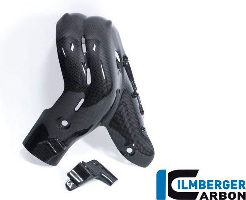 ILMBERGER / イルムバーガーカーボンパーツ エキゾーストプロテクション グロス セット Panigale V4 / V4 S | AHS.004.DPV4G.K