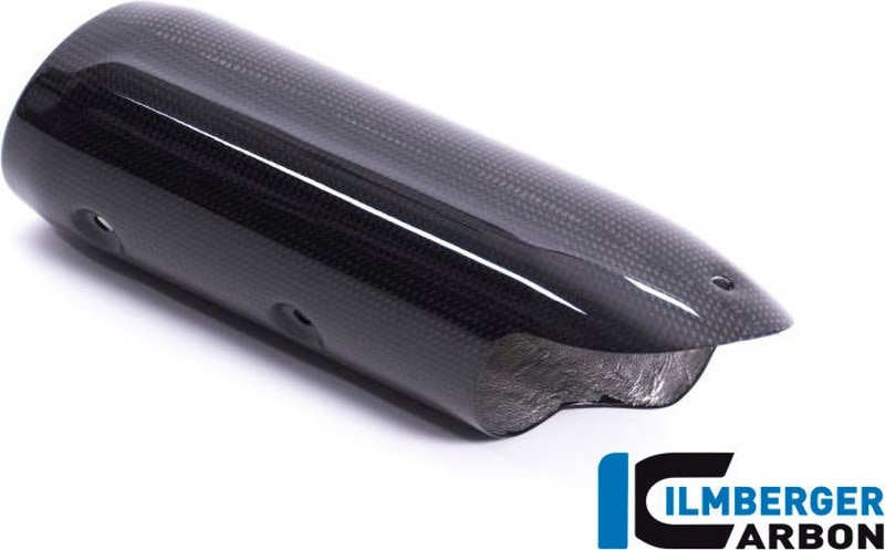ILMBERGER / イルムバーガーカーボンパーツ アッパーエキゾーストエンドキャップ グロスカーボン - Ducati Supersport 939 | AHS.010.DSS7G.K