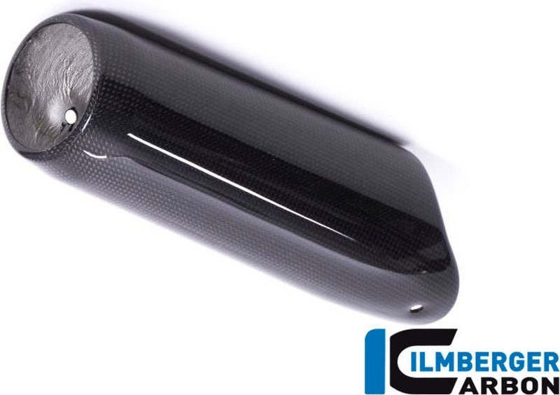 ILMBERGER / イルムバーガーカーボンパーツ アッパーエキゾーストエンドキャップ グロスカーボン - Ducati Supersport 939 | AHS.010.DSS7G.K