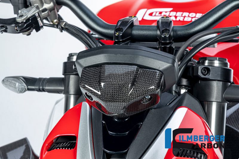 ILMBERGER / イルムバーガーカーボン インストルメントカバー グロス Ducati ストリートファイター V2 | AMA.003.V2SFG.K
