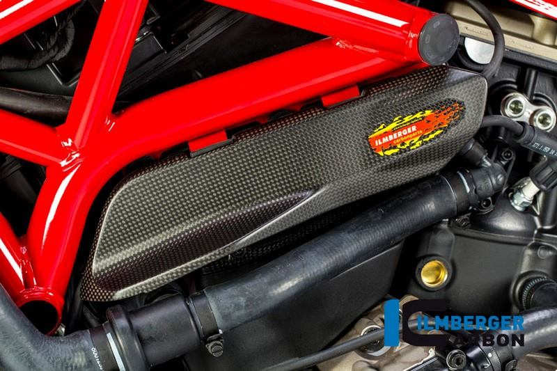 ILMBERGER / イルムバーガーカーボンパーツ フレーム下部用カバー 左側 マット - Ducati Monster 1200/1200 S | ARL.105.D12MM.K