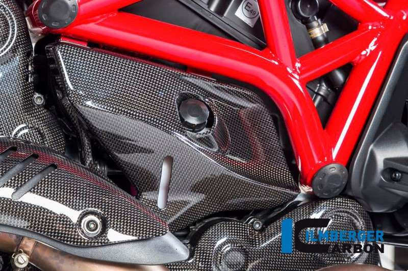ILMBERGER / イルムバーガーカーボンパーツ フレーム下部用カバー 右側 - Ducati Monster 1200/1200 S | ARR.006.D12MG.K