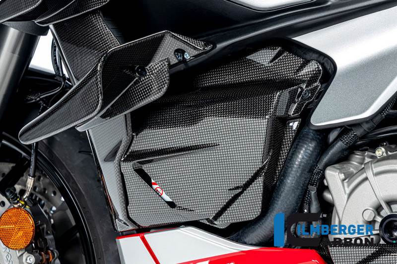 ILMBERGER / イルムバーガーカーボン バッテリーカバー グロス Ducati ストリートファイター V2 | BAH.011.V2SFG.K