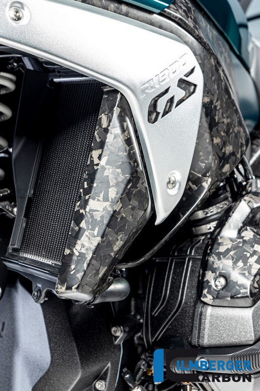 ILMBERGER エアーベント　カバー左側 BDC（ブラック・ダイヤモンド・カーボン仕上げ） マット仕上げ（艶なし） BMW R 1300 GS 2023－ | BM.LAL.018.R23GS