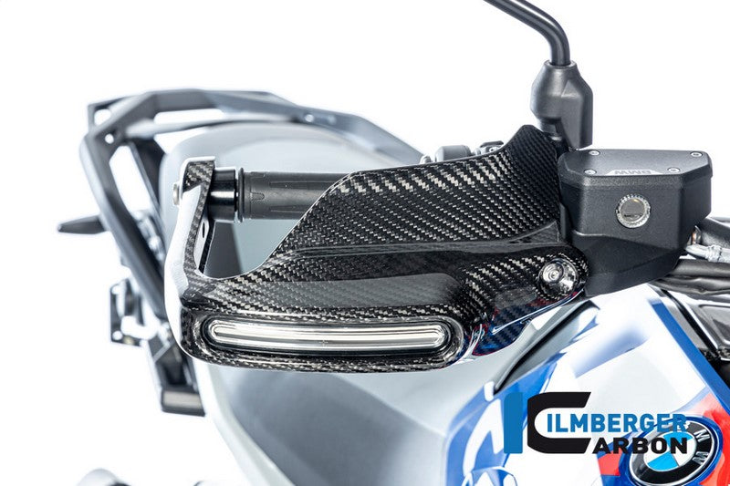 ILMBERGER / イルムバーガーカーボン ブリンカー用ハンドプロテクター ハイ 右 グロッシー BMW R 1300 GS 2023- | CG.HPR.005.R23GS