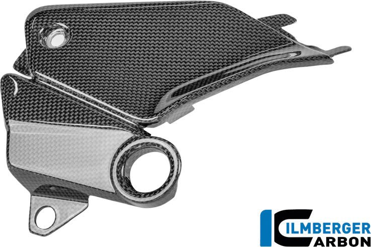 左タンクサイドカバー カーボングロス