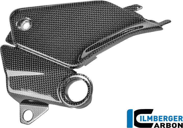 左タンクサイドカバー カーボングロス