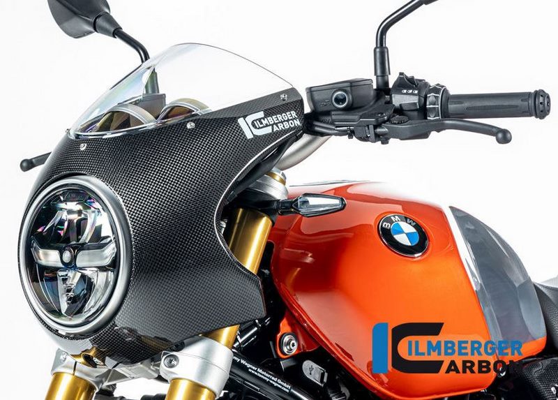 ハンドルバーシールド R90Sスタイル カーボングロス