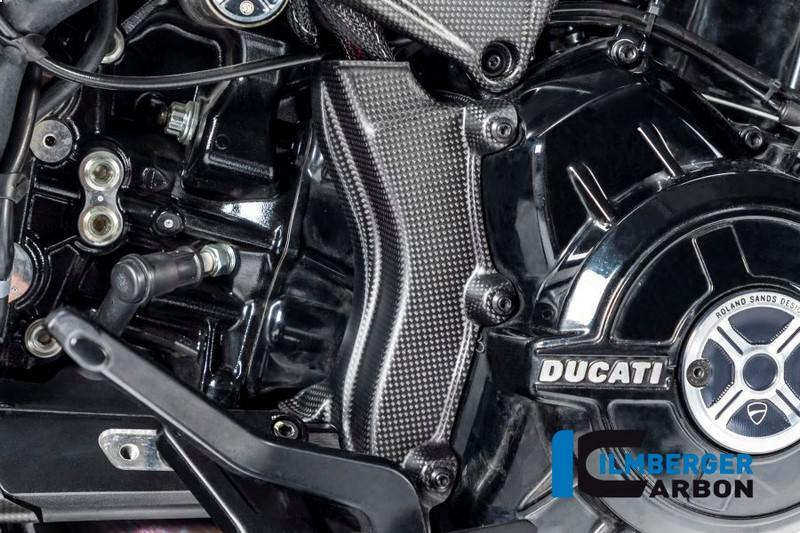 ILMBERGER / イルムバーガーカーボンパーツ エレクトリカルケーブルカバー マット Ducati Xディアベル '16 | EKA.122.XD16M.K