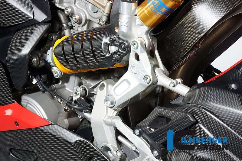 ILMBERGER / イルムバーガーカーボンパーツ ショックアブソーバーカバー マット Ducati Panigale 1299 (from 2015) | FAO.118.1299M.K