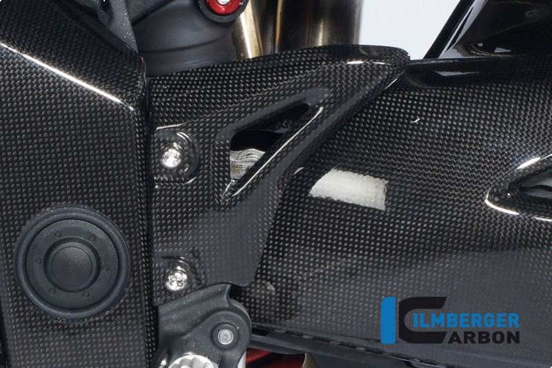 ILMBERGER / イルムバーガーカーボンパーツ ヒールプロテクター (左) カーボン - Triumph Speed Triple (2011-now) | FSL.007.TRSPT.K
