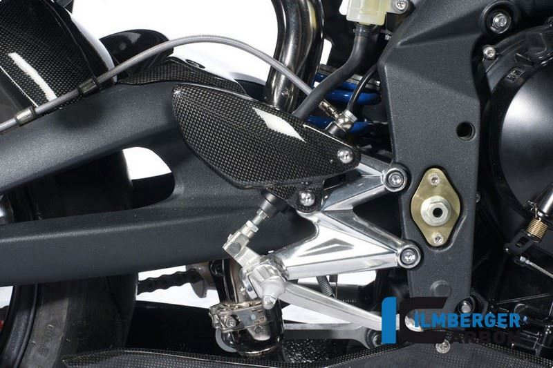 ILMBERGER / イルムバーガーカーボンパーツ ヒールプロテクター (右) カーボン - Triumph Street Triple 675 | FSR.006.TRSTR.K
