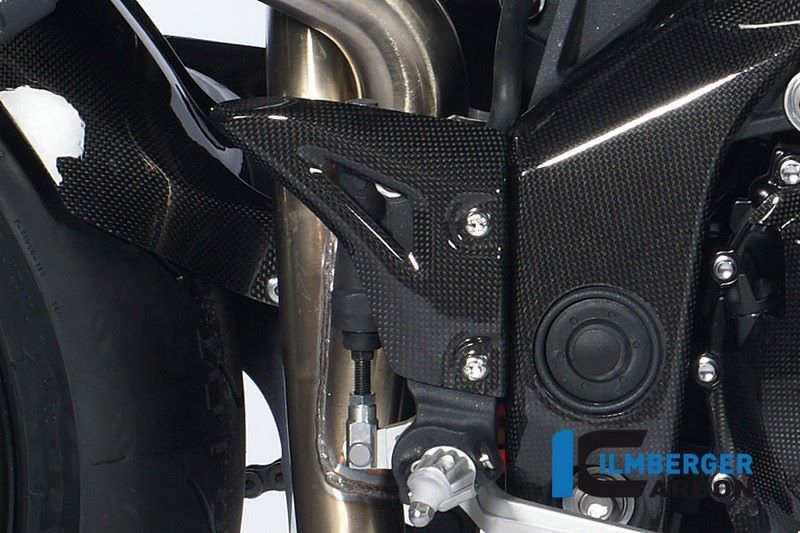 ILMBERGER / イルムバーガーカーボンパーツ ヒールプロテクター (右) カーボン - Triumph Speed Triple (2011-now) | FSR.008.TRSPT.K