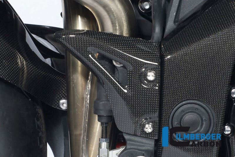 ILMBERGER / イルムバーガーカーボンパーツ ヒールプロテクター (右) カーボン - Triumph Speed Triple (2011-now) | FSR.008.TRSPT.K