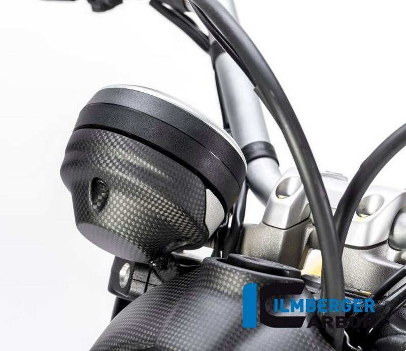 ILMBERGER / イルムバーガーカーボンパーツ インストルメントカバー マット Ducati Scrambler  '16 | IAO.107.DS15M.K