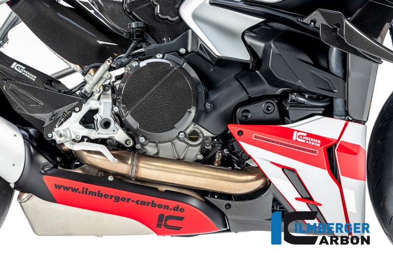 ILMBERGER / イルムバーガーカーボン クラッチカバー グロス Ducati ストリートファイター V2 | KDA.014.V2SFG.K