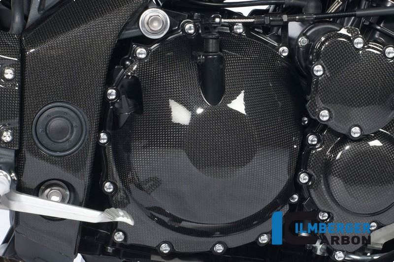 ILMBERGER / イルムバーガーカーボンパーツ クラッチカバー カーボン - Triumph Speed Triple (2011-now) | KDA.023.TRSPT.K