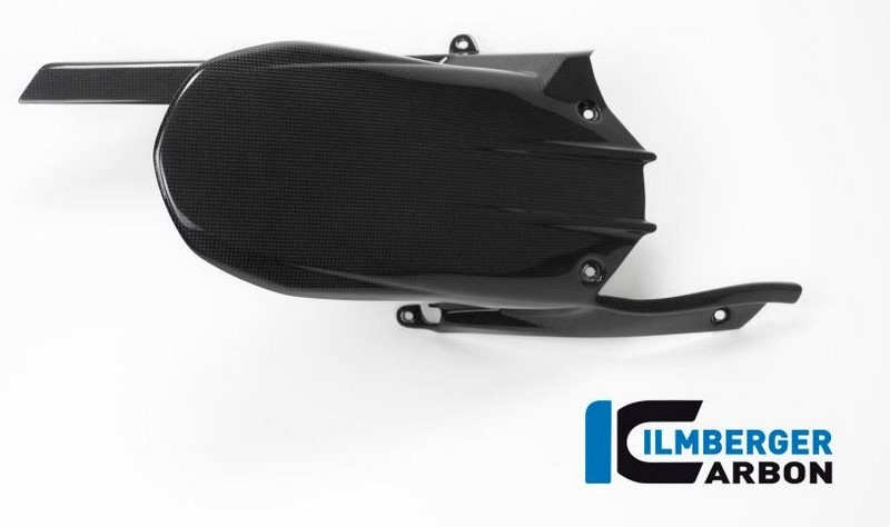 ILMBERGER / イルムバーガーカーボンパーツ リアハガー グロス アッパーチェーンガード付 Ducati MTS 1200  '16 Enduro | KHO.004.ME16G.K