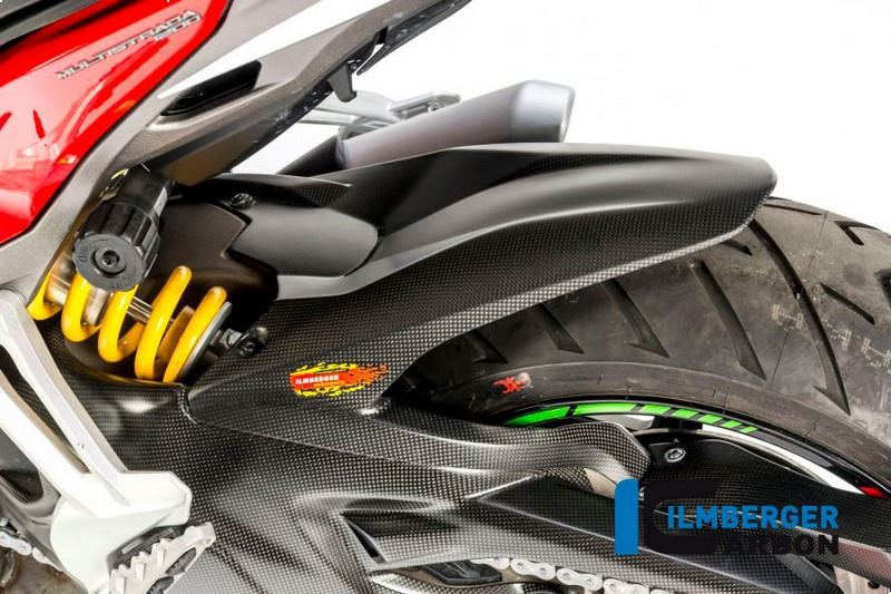 ILMBERGER / イルムバーガーカーボンパーツ リアハガー マット Ducati MTS 1200 '15 | KHO.102.D15MM.K