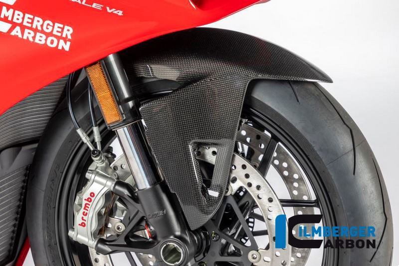 ILMBERGER / イルムバーガーカーボンパーツ フロントマッドガード グロス Panigale V4 / V4 S | KVO.001.DPV4G.K