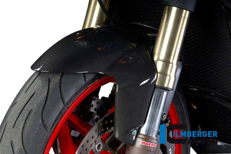 ILMBERGER / イルムバーガーカーボンパーツ フロントマッドガード カーボン - MV Agusta Brutale 750/910 | KVO.001.MVBRU.K