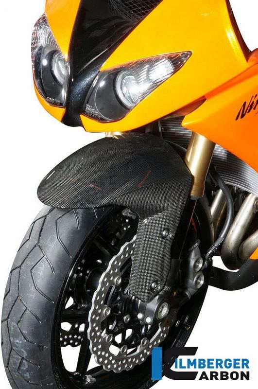 ILMBERGER / イルムバーガーカーボンパーツ フロントマッドガード カーボン - Kawasaki ZX 10 R MY 08/09 | KVO.001.ZX10R.K