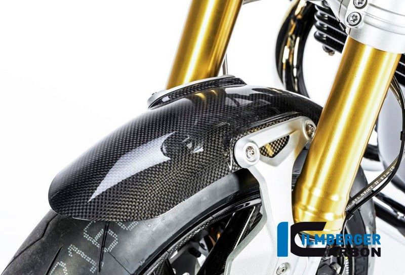 ILMBERGER / イルムバーガーカーボンパーツ フロントマッドガード CARBON (オリジナルデザイン) - BMW R NINE T - KVO.006.NINET.K | KV