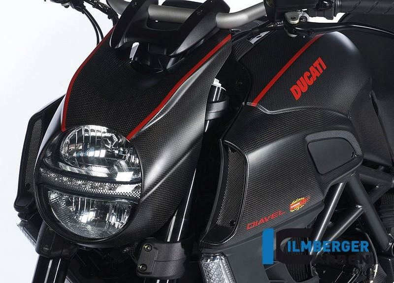 ILMBERGER / イルムバーガーカーボンパーツ ヘッドライトカバー Diavel | LIA.016.DIAVE.K