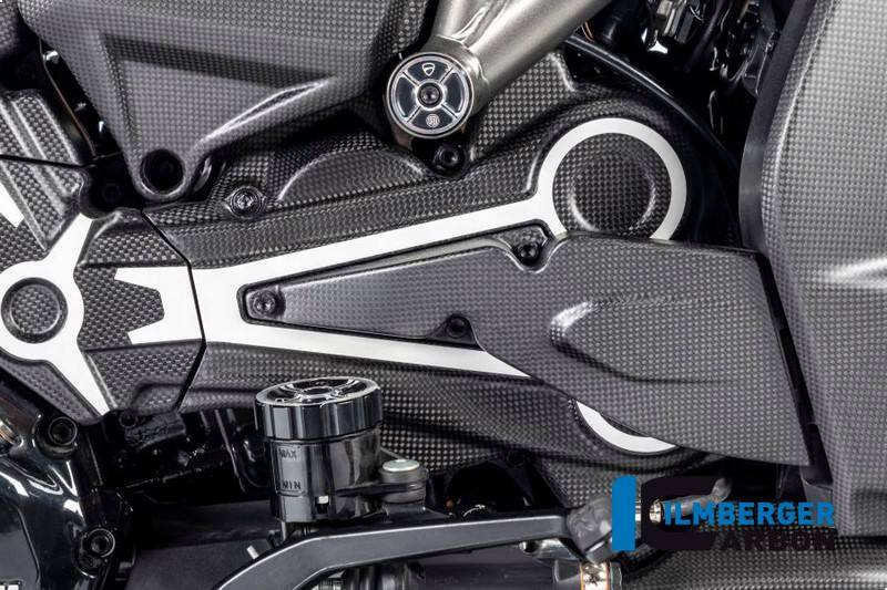 ILMBERGER / イルムバーガーカーボンパーツ ベルトカバー上部エアーインテーク マット Ducati Xディアベル '16 | LKZ.108.XD16M.K