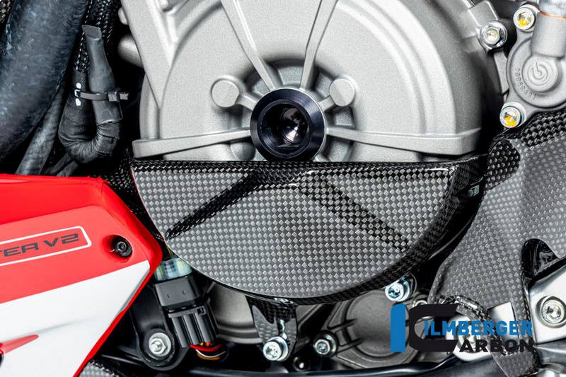 Ilmberger Alternator cover gloss Ducati Streetfighter V2 | LMD.017.V2SFG.K