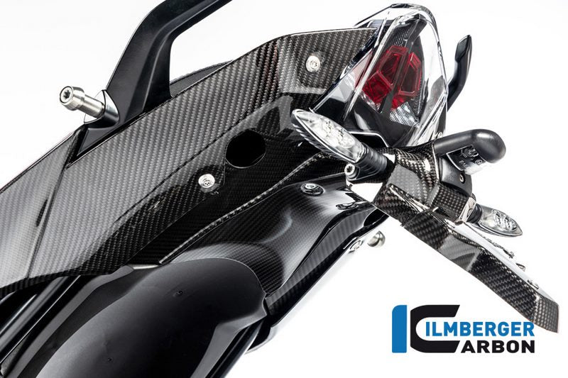 Ilmberger / イルムバーガーカーボンパーツ ナンバープレートホルダー (2ピース) BMW R 1250 R (LC) 2019 | NHO.011.R125R.K
