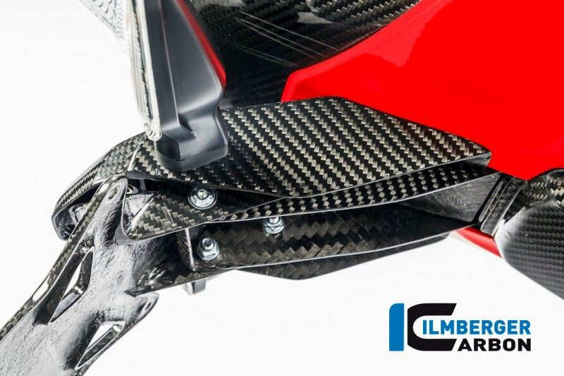 ILMBERGER / イルムバーガーカーボンパーツ ナンバープレートホルダー カーボン - Honda CBR 1000 RR  '17 | NHO.014.CBR17.K