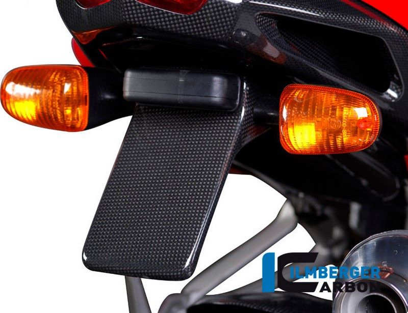 ILMBERGER / イルムバーガーカーボンパーツ ナンバープレートホルダー カーボン - MV Agusta Brutale 750/910 | NHO.016.MVBRU.k