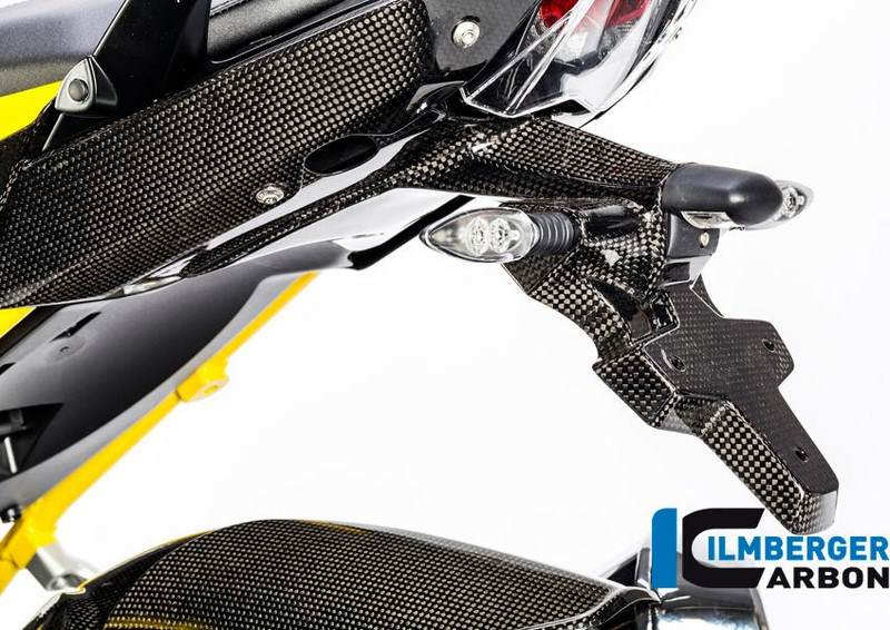 ILMBERGER / イルムバーガーカーボンパーツ ナンバープレートホルダー (2パーツ) - BMW R 1200 R (LC) ('15-) / R 1200 RS (LC) ('15-) |