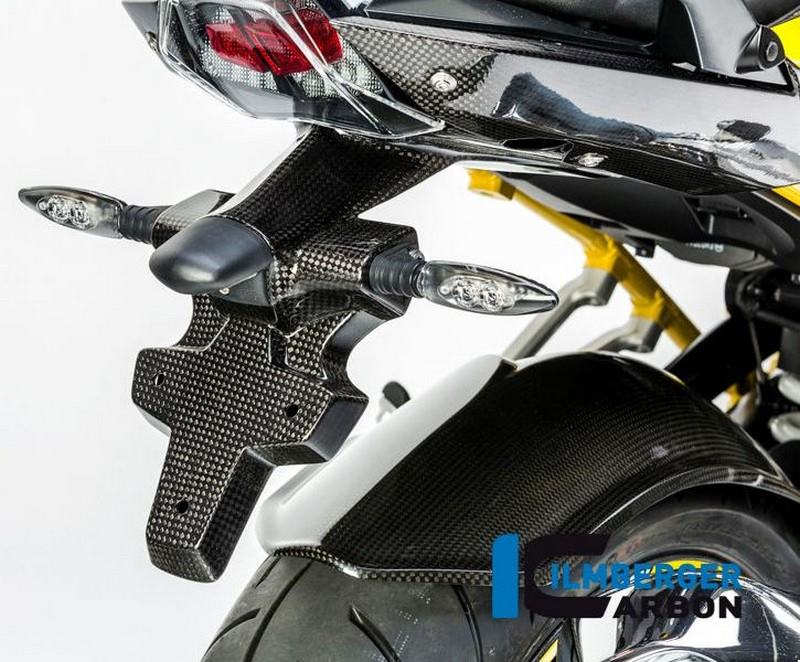 ILMBERGER / イルムバーガーカーボンパーツ ナンバープレートホルダー (2パーツ) - BMW R 1200 R (LC) ('15-) / R 1200 RS (LC) ('15-) |