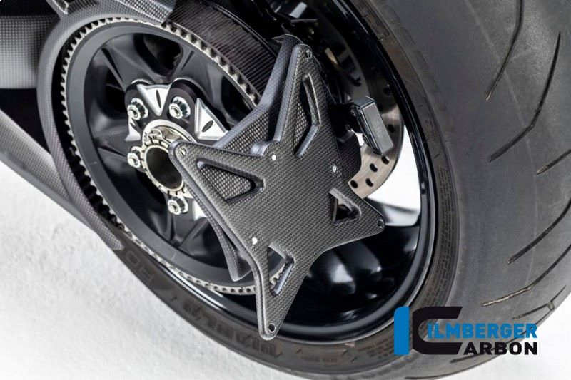 ILMBERGER / イルムバーガーカーボンパーツ ナンバープレートホルダー マット Ducati Xディアベル '16 | NHO.102.XD16M.K