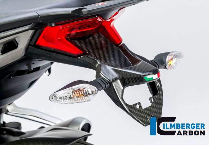 ILMBERGER / イルムバーガーカーボンパーツ ナンバープレートホルダー マット Ducati MTS 1200'15 - NHO.106.D15MM.K | NHO.106.D