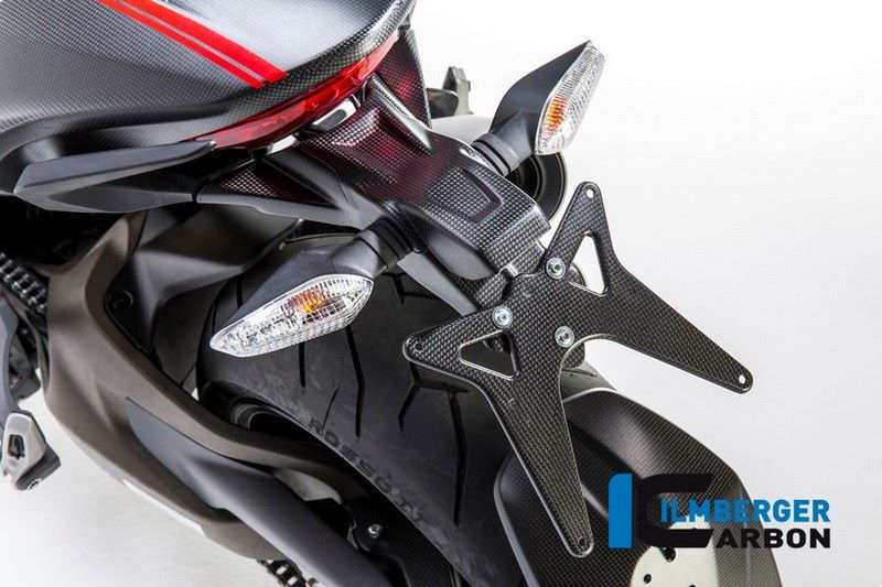ILMBERGER / イルムバーガーカーボンパーツ ナンバープレートホルダー マット - Ducati Monster 1200/1200 S | NHO.114.D12MM.K
