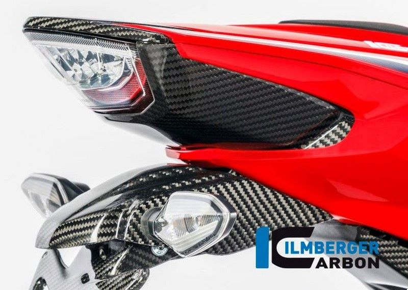 ILMBERGER / イルムバーガーカーボンパーツ リアライトカバー　アンダーサイド カーボン - Honda CBR 1000 RR  '17 | RHA.021.CBR17.K