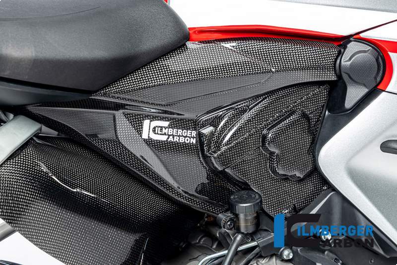 ILMBERGER / イルムバーガーカーボン キャムカバー付きサブフレームカバー 右 グロス Ducati ストリートファイター V2 | RHR.002.V2SFG.K